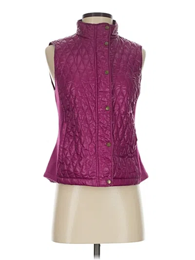 Pre-owned Talbots Vest In Purple
