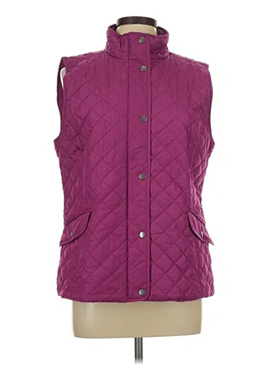 Talbots Vest In Purple