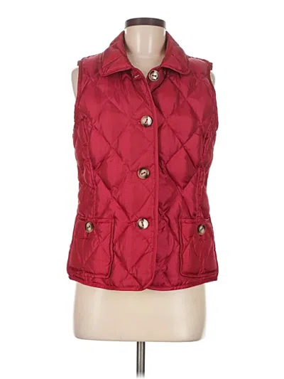 Pre-owned Talbots Vest In Red