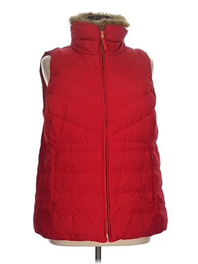 Pre-owned Talbots Vest In Red