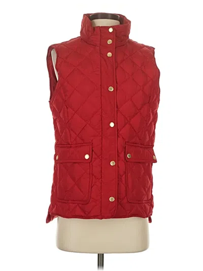 Pre-owned Talbots Vest In Red