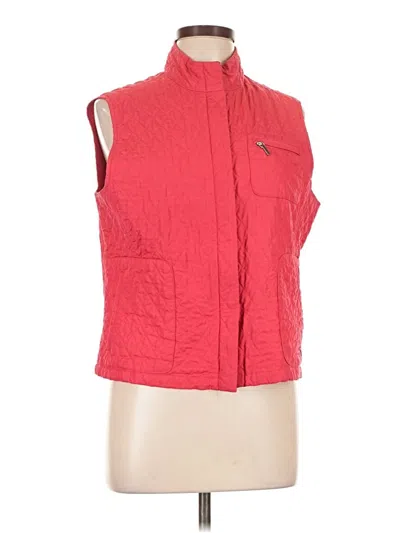 Pre-owned Talbots Vest In Red