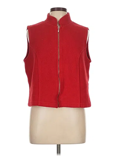 Pre-owned Talbots Vest In Red