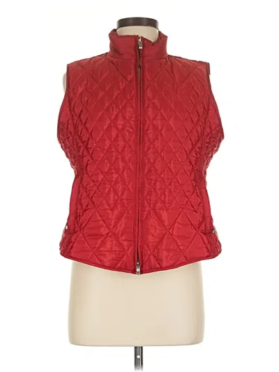 Pre-owned Talbots Vest In Red