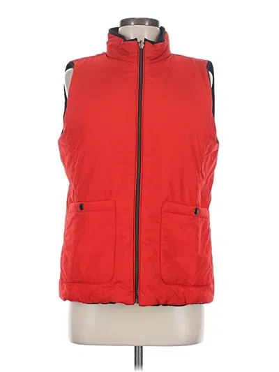 Pre-owned Talbots Vest In Red