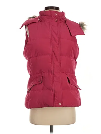 Pre-owned Talbots Vest In Red