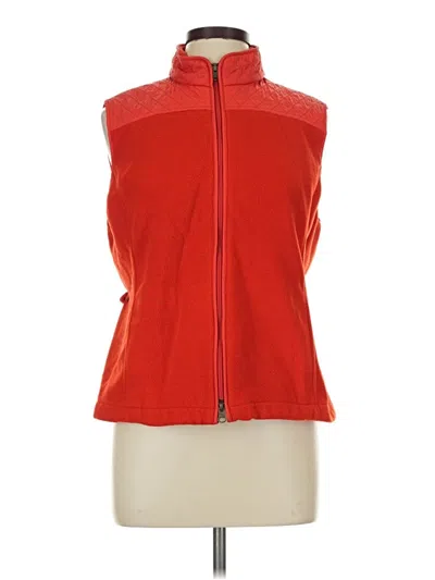 Pre-owned Talbots Vest In Red