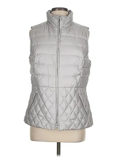 Pre-owned Talbots Vest In Silver