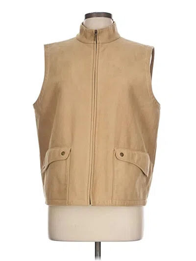 Pre-owned Talbots Vest In Tan