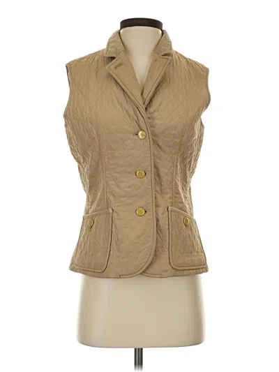 Pre-owned Talbots Vest In Tan