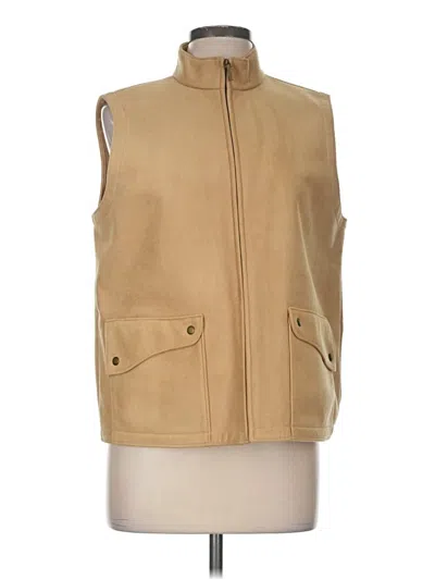 Pre-owned Talbots Vest In Tan