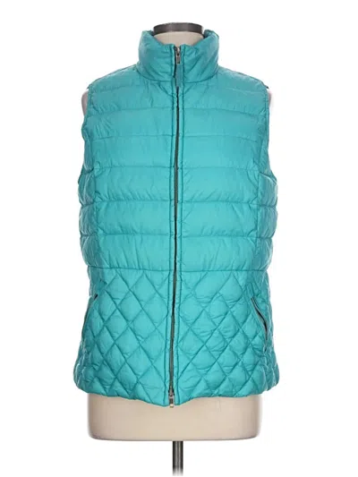 Pre-owned Talbots Vest In Teal