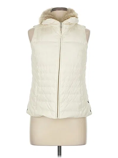 Pre-owned Talbots Vest In White