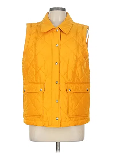 Pre-owned Talbots Vest In Yellow