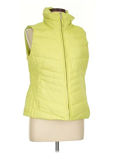 Pre-owned Talbots Vest In Yellow