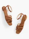 Talbots Violet Tubular Nappa Sandals - Havana Tan - 11m