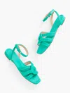 Talbots Violet Tubular Nappa Sandals - Villa Blue - 11m