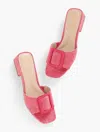 Talbots Viv Buckle Slides - Camellia Rose - 10m