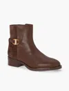 Talbots Waverly Nappa Ankle Boots - Dark Walnut - 7m  In Brown