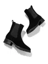 Talbots Waverly Suede Ankle Boots - Black - 11m  In Black
