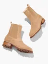 Talbots Waverly Suede Ankle Boots - Light Toffee - 11m  In Brown
