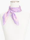 Talbots Whimsical Jacobean Silk Square Scarf - Spring Lilac - 001  In Spring Lilac