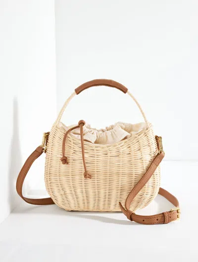Talbots Wicker Hobo Basket Bag - Natural - 001  In Brown