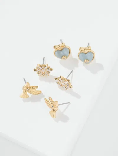 Talbots Winter Charm Stud Earring Set - Multi/gold - 001  In Multi,gold