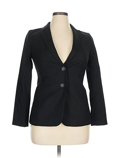Pre-owned Talbots Wool Blazer Jacket In Black