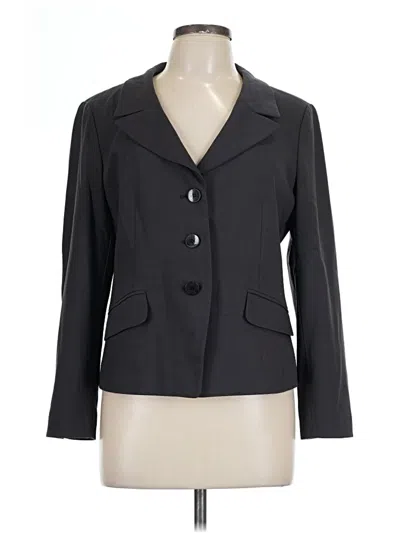 Pre-owned Talbots Wool Blazer Jacket In Black