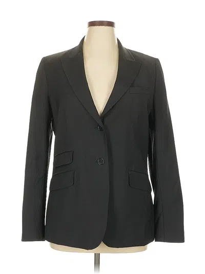 Pre-owned Talbots Wool Blazer Jacket In Black