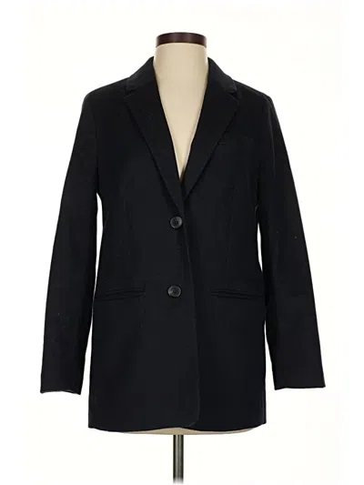 Pre-owned Talbots Wool Blazer Jacket In Black