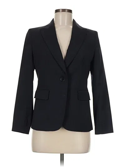Pre-owned Talbots Wool Blazer Jacket In Black