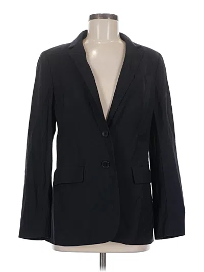 Pre-owned Talbots Wool Blazer Jacket In Black