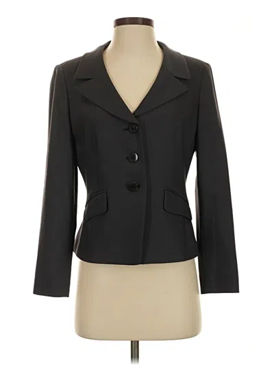 Pre-owned Talbots Wool Blazer Jacket In Black