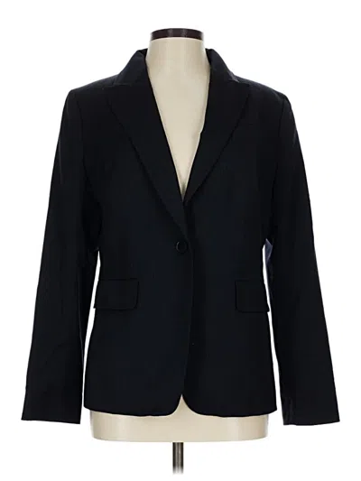 Pre-owned Talbots Wool Blazer Jacket In Blue