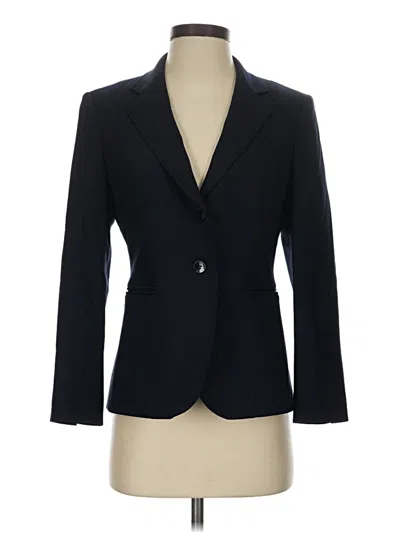 Pre-owned Talbots Wool Blazer Jacket In Blue