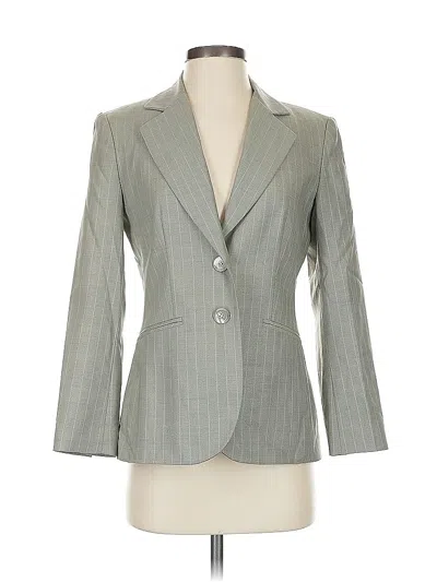 Pre-owned Talbots Wool Blazer Jacket In Gray