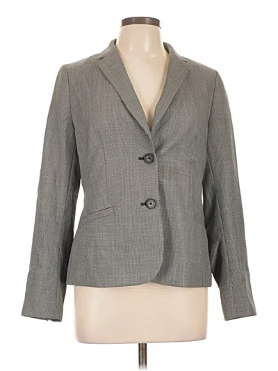 Pre-owned Talbots Wool Blazer Jacket In Gray