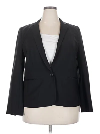Pre-owned Talbots Wool Blazer Jacket In Gray