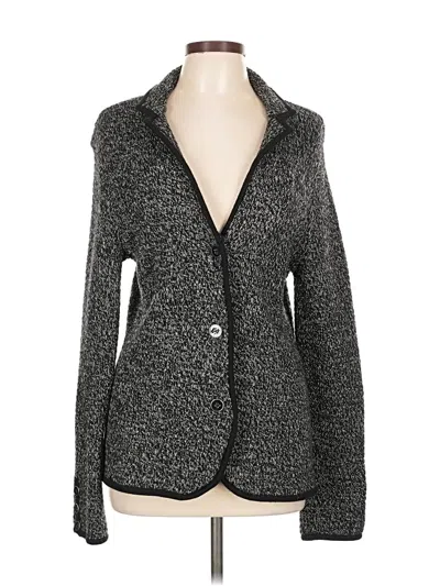 Pre-owned Talbots Wool Blazer Jacket In Gray
