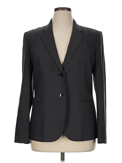 Pre-owned Talbots Wool Blazer Jacket In Gray