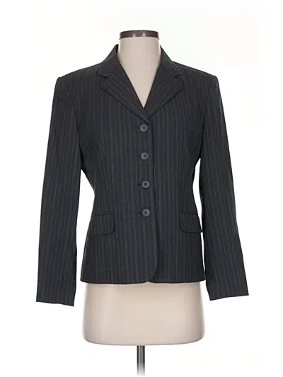 Pre-owned Talbots Wool Blazer Jacket In Gray