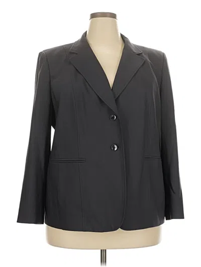 Pre-owned Talbots Wool Blazer Jacket In Gray