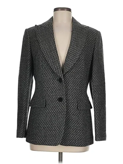 Pre-owned Talbots Wool Blazer Jacket In Gray