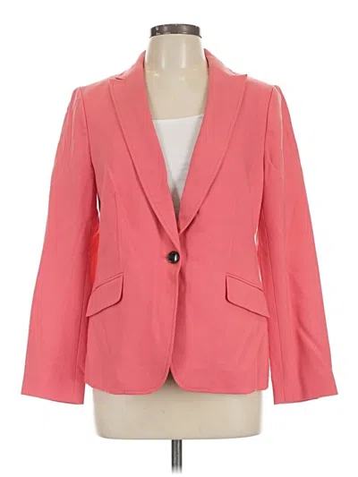 Talbots Wool Blazer Jacket In Pink