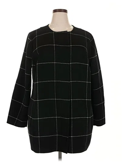 Pre-owned Talbots Wool Coat In Black