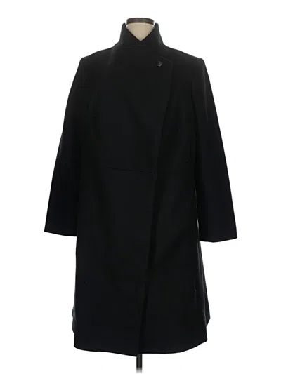 Pre-owned Talbots Wool Coat In Black