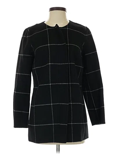 Pre-owned Talbots Wool Coat In Black