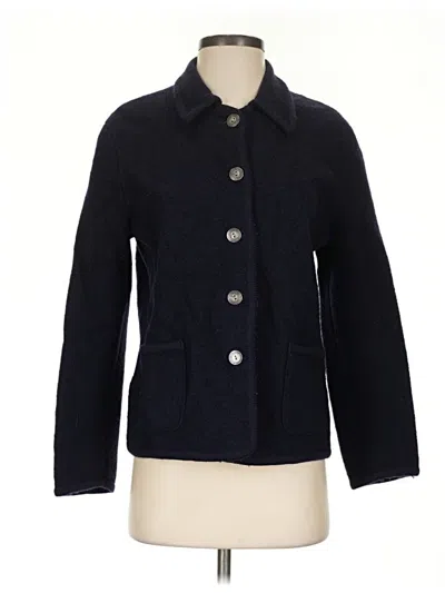 Pre-owned Talbots Wool Coat In Black